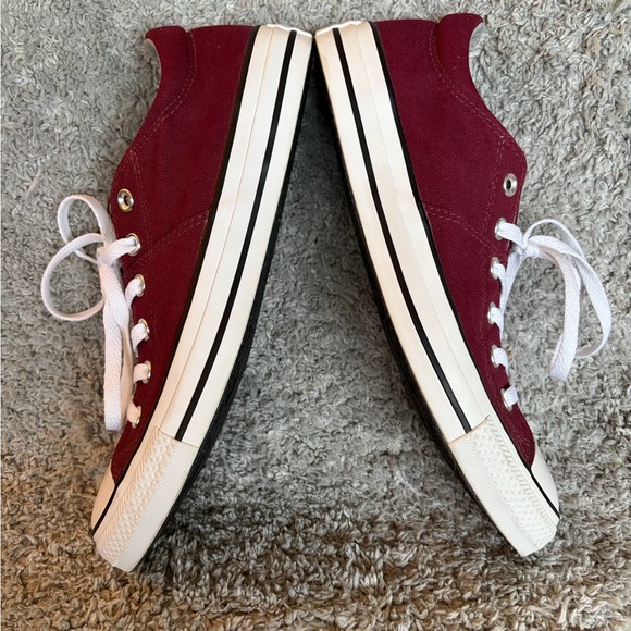 Converse All Star | Canvas Low Top Sneakers Burgundy | Low Top | 10W 8M - Picture 3 of 12